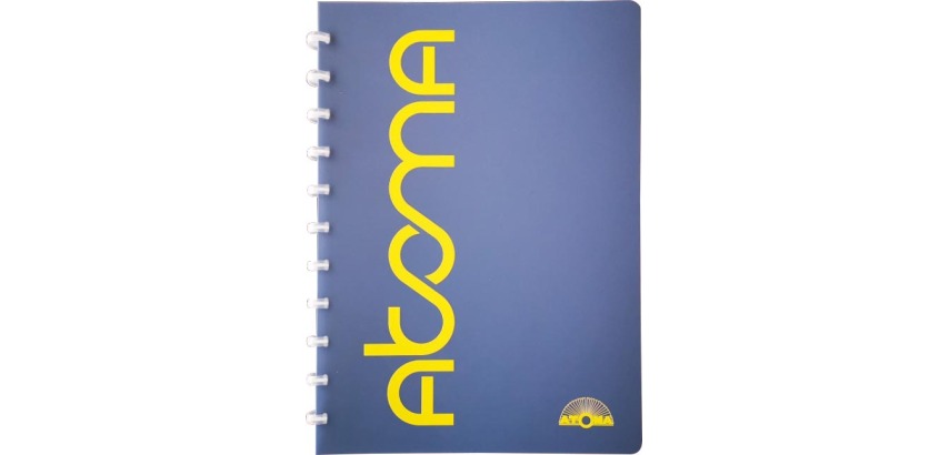 Atoma Sorbet schrift, ft A4, 144 bladzijden, geruit 5 mm, blauw