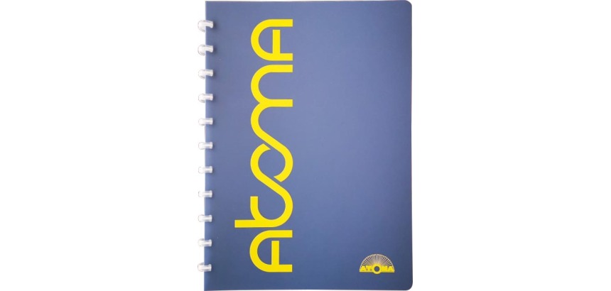 Atoma Sorbet cahier, ft A4, 144 pages, quadrillé 5 mm, blauw