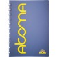 Atoma Sorbet schrift, ft A4, 144 bladzijden, geruit 5 mm, blauw