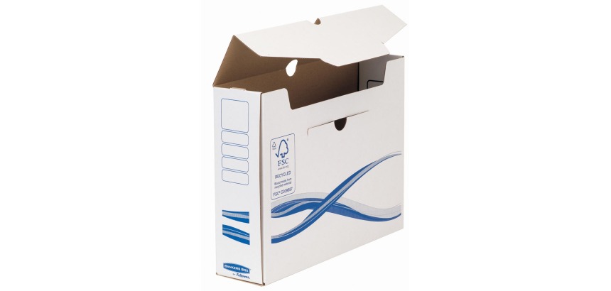 Bankers Box Basic, transfer boîte à archives, ft A4+, dos de 8 cm