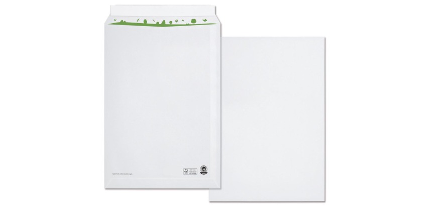 Bong enveloppes pochettes beECO, ft 229 x 324 (C4), sans fenêtre, boîte de 250 pièces
