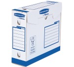 Bankers Box Basic Heavy Duty archival box, interior dimensions: 7.5 x 24.4 x 33 cm (w x h x d)