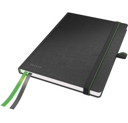 Cahier Leitz Complete A5 ligné 160 pages 100g noir
