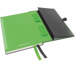 Cahier Leitz Complete A6 ligné 160 pages 100g noir