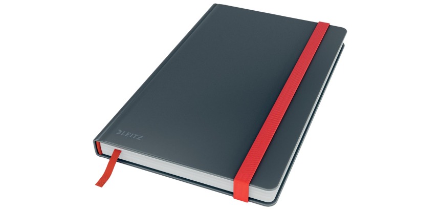 Carnet de notes Leitz Cosy A5 ligné 160 pages 100g gris