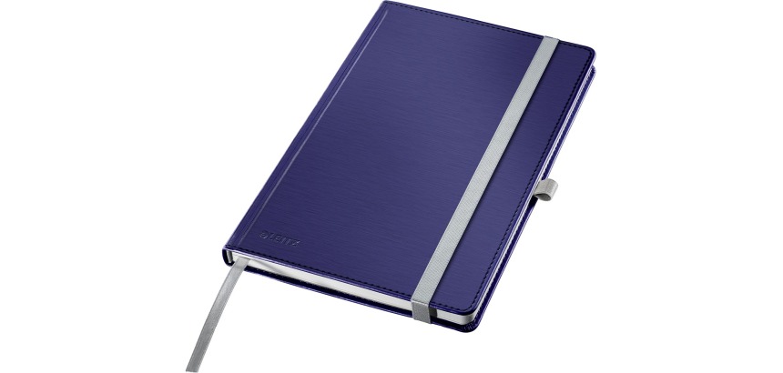 Carnet de notes Leitz Style A5 ligné 160 pages 100g bleu