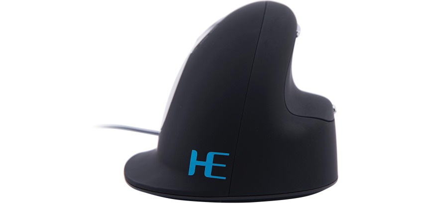 Ergonomische Maus R-go Tools HE kabelgebunden Groß Linkshänder Schwarz