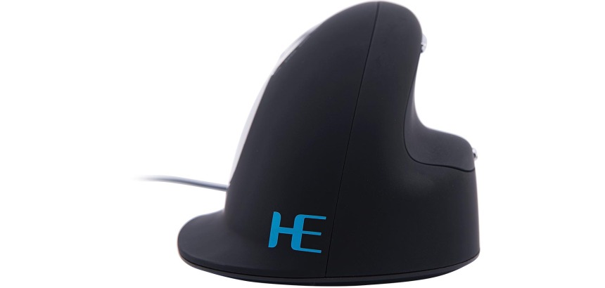 Souris ergonomique R-go Tools HE filaire Large gaucher noir