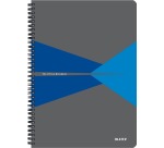 Leitz Office carnet de notes, ft A4, couverture en PP, ligné, bleu