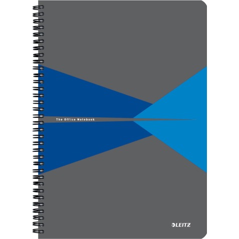 Leitz Office carnet de notes, ft A4, couverture en PP, ligné, bleu