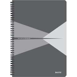 Leitz Office carnet de notes, ft A4, couverture en PP, ligné, gris