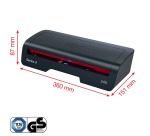 GBC machine à plastifier 240 Home Office, pour ft A4