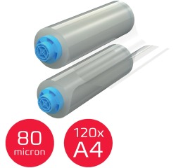 GBC refillable lamination roll Velocity, 80 microns, glossy