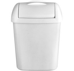 Poubelle QuartzLine hygiène féminine 8 litres blanc 441408