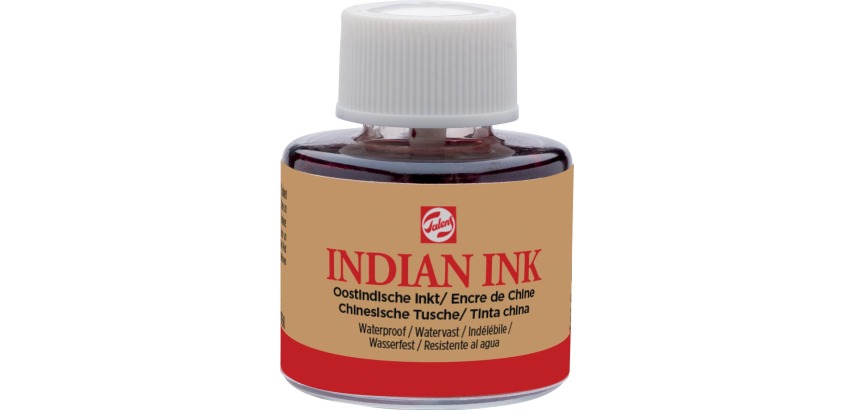 Talens China-Tinte, Flasche 11 ml, schwarz