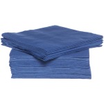 Cosy & Trendy servet, 38 x 38 cm, blauw, 40 stuks