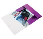Leitz WOW Gummizugmappe mit Klappen, violett