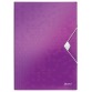 Leitz WOW chemise à élastiques et rabats, violet
