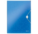 Leitz WOW chemise à élastiques et rabats, bleu A4