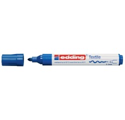 Textielmarker edding 4500 rond 2-3mm blauw