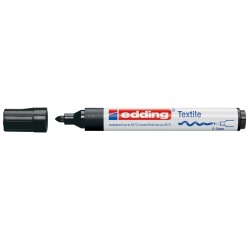 Textielmarker edding 4500 rond 2-3mm zwart