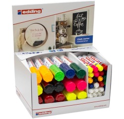 Edding Kreidemarker e-4090, e-4095, Display mit 44 Stück