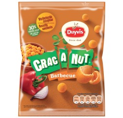 Peanuts Crac A Nut barbecue Duyvis - 200g packet