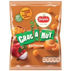 Duyvis nootjes Crac A Nut barbecue, zakje van 200 gram