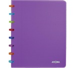 Atoma Tutti Frutti schrift, ft A5, 144 bladzijden, gelijnd, transparant paars