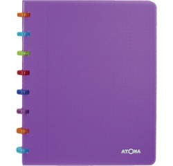 Atoma Tutti Frutti schrift, ft A5, 144 bladzijden, gelijnd, transparant paars