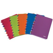 Cahier anneaux Atoma Tutti Frutti 16,5 x 21 cm - 5 x 5 mm - 144 pages