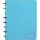 Atoma Tutti Frutti cahier, ft A5, 144 pages, commercieel quadrillé, transparant blauw