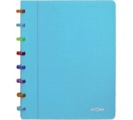 Atoma Tutti Frutti schrift, ft A5, 144 bladzijden, commercieel geruit, transparant turkoois