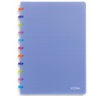 Atoma Tutti Frutti cahier, ft A4, 144 pages, ligné, transparant blauw