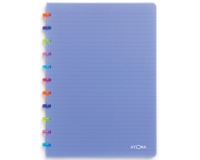 Atoma Tutti Frutti cahier, ft A4, 144 pages, ligné, transparant blauw