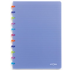Atoma Tutti Frutti cahier, ft A4, 144 pages, ligné, transparant blauw