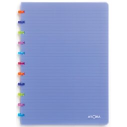 Atoma Tutti Frutti cahier, ft A4, 144 pages, ligné, transparant blauw