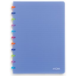 Atoma Tutti Frutti cahier, ft A4, 144 pages, quadrillé 5 mm, transparant blauw