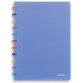 Atoma Tutti Frutti schrift, ft A4, 144 bladzijden, geruit 5 mm, transparant blauw