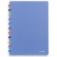 Atoma Tutti Frutti cahier, ft A4, 144 pages, quadrillé 5 mm, transparant blauw