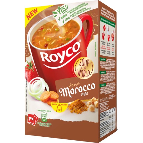 Royco Minute Soup Marrokko Style - Big box doos van 20 zakjes