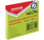 OFFICE products memoblok Neon, 76 x 76 mm, 100 vel, neongroen