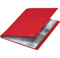 Leitz Recycle protège-documents, ft A4, 40 pochettes, rouge