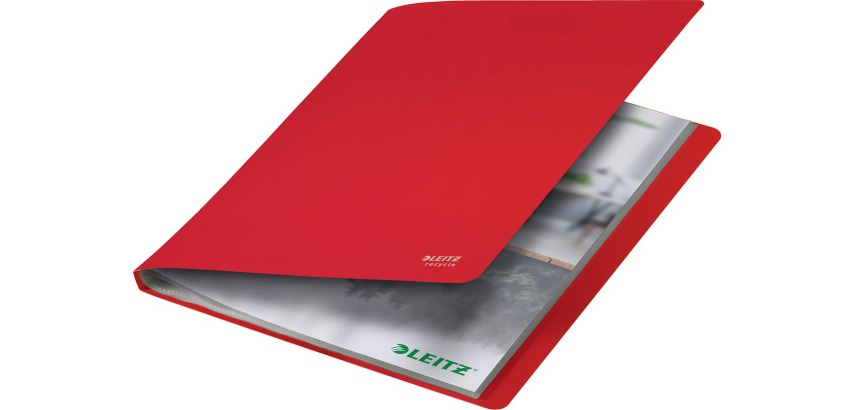 Leitz Recycle protège-documents, ft A4, 40 pochettes, rouge