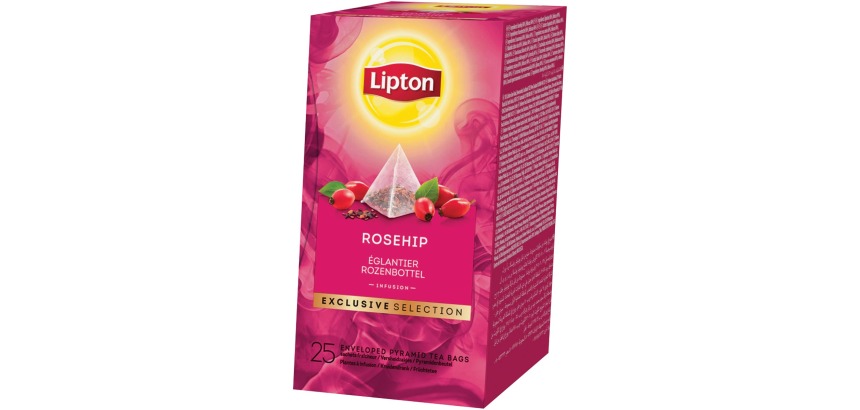 Lipton thé Exclusive Selection, Églantier, bôite de 25 sachets