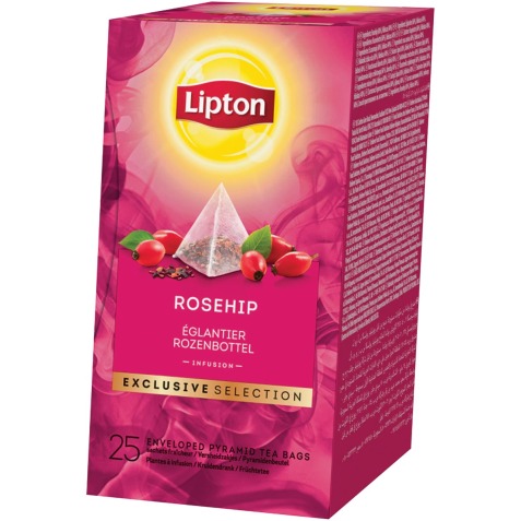 Lipton thé Exclusive Selection, Églantier, bôite de 25 sachets