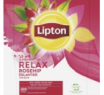 Infusion Églantier Lipton Relax - Boîte de 100 sachets