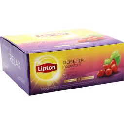 Rosehip Lipton Relax Infusion - Box of 100 sachets