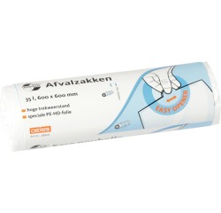 GB_Universal Plus sac poubelle 10 microns, blanc, 50 pièces