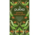 Pukka thé bio, Ginseng Matcha Green, paquet de 20 pièces